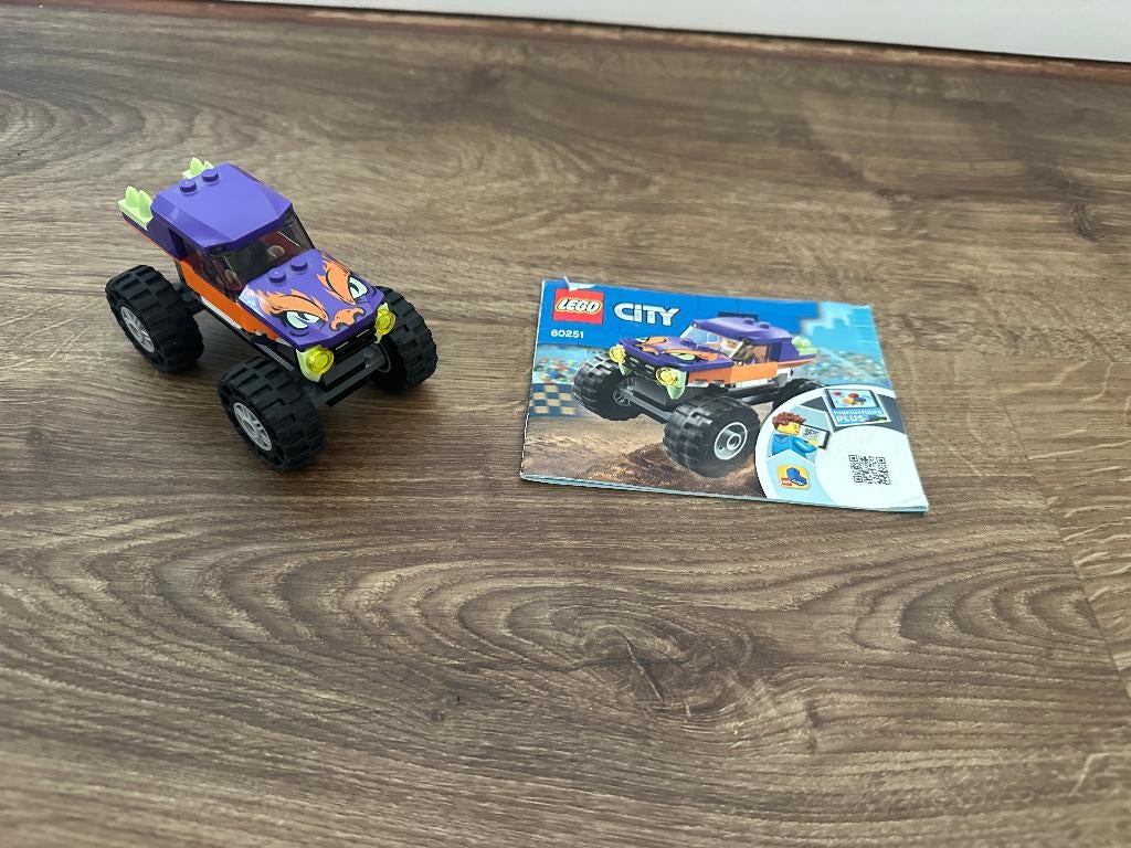 LEGO - monstertruck (60251), Ophalen, Gebruikt, Complete set, Lego