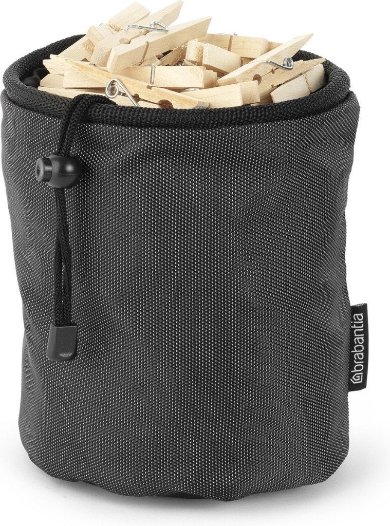 Brabantia Wasknijpertasje - Zwart, Tuin en Terras, Ophalen of Verzenden, Nieuw, Overige typen
