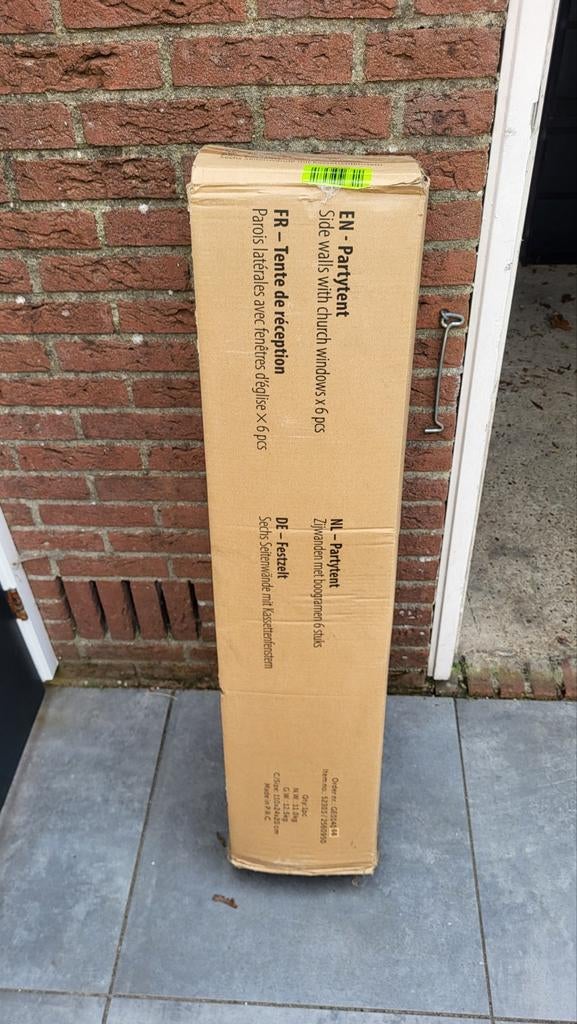GERESERVEERD!! - GRATIS partytent 3x6x2.5m, Tuin en Terras, Partytenten, Ophalen, Gebruikt, Opvouwbaar, Partytent