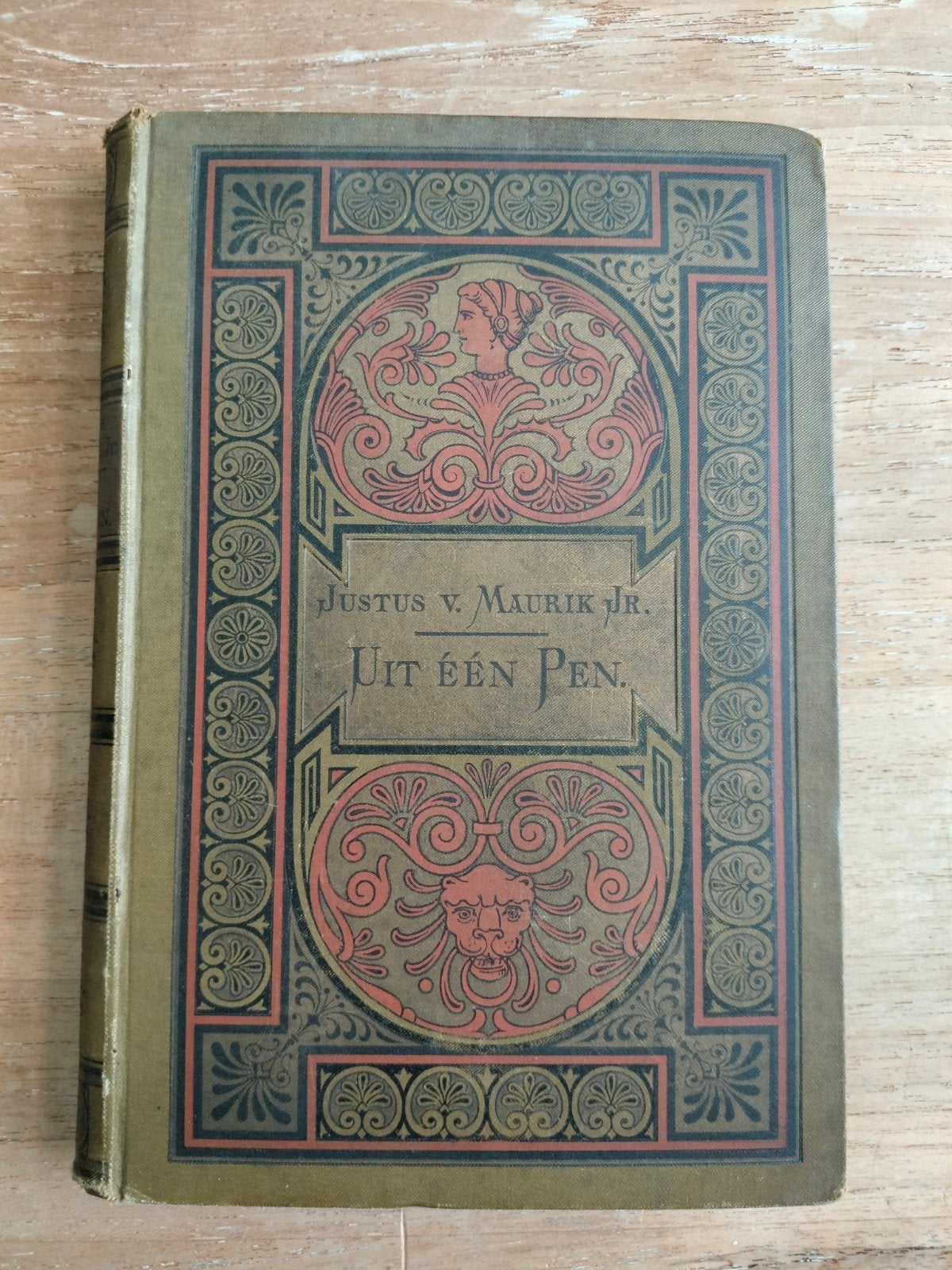Justus van Maurik Jr, Uit één pen (1e druk 1886) + extraatje, Ophalen of Verzenden, Justus van Maurik Jr.