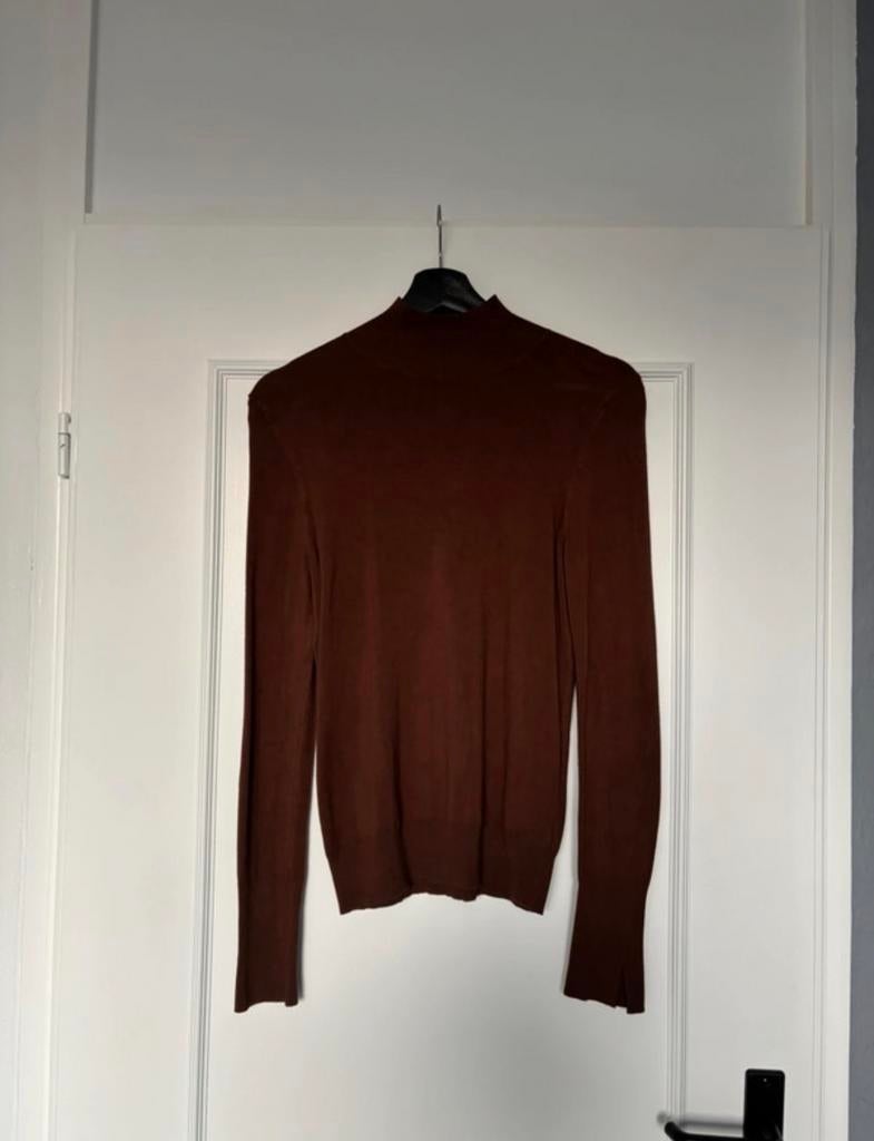 Zara bruine coltrui maat S, Kleding | Dames, Truien en Vesten, Ophalen of Verzenden, Gedragen, Maat 36 (S), Bruin