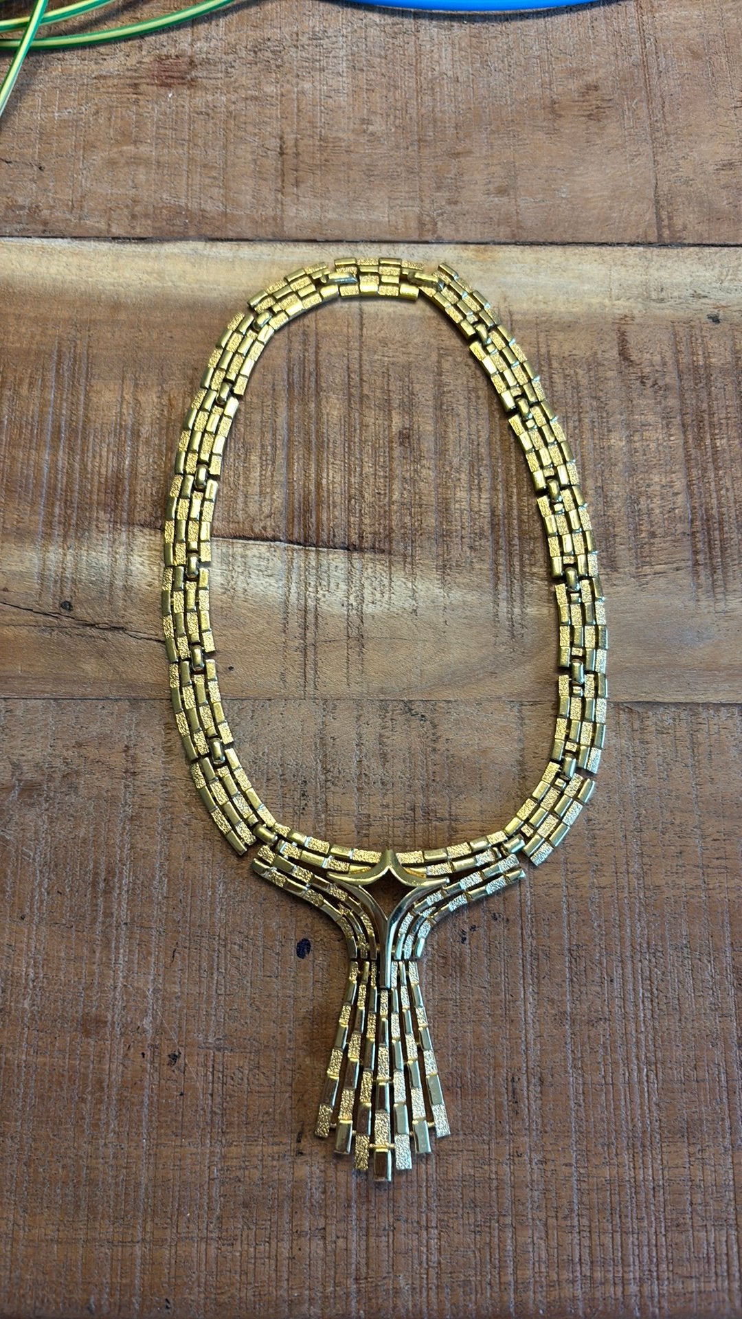 Trifari Radiant Star collier jaren 50 Alfred Philippe, Ophalen of Verzenden, Zo goed als nieuw, Goud, Overige materialen