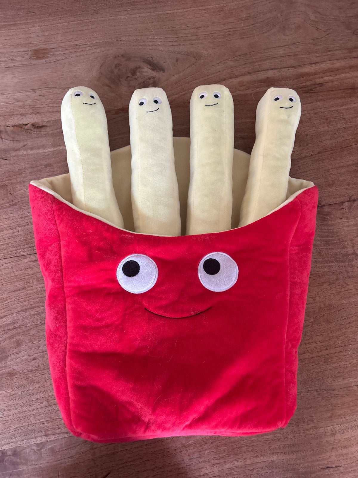 Leuke frietjes knuffel - Fluffy Menu, Overige merken, Overige typen, Ophalen of Verzenden, Zo goed als nieuw