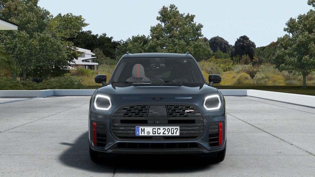 MINI Countryman John Cooper Work ALL4 Automaat / Pakket XL /, Auto's, Mini, 1998 cc, Zwart, Leder en Stof, Bedrijf