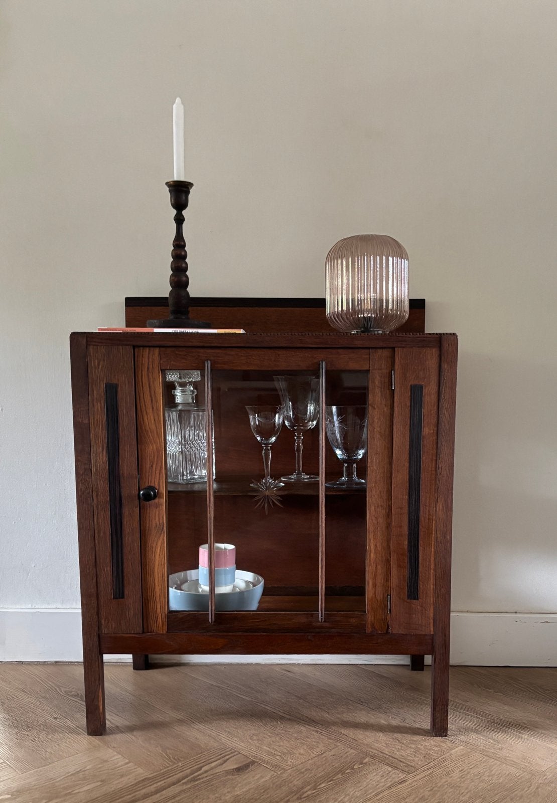 theekastje jaren 20/30 art deco style, 150 tot 200 cm, 25 tot 50 cm, 50 tot 100 cm, Ophalen of Verzenden