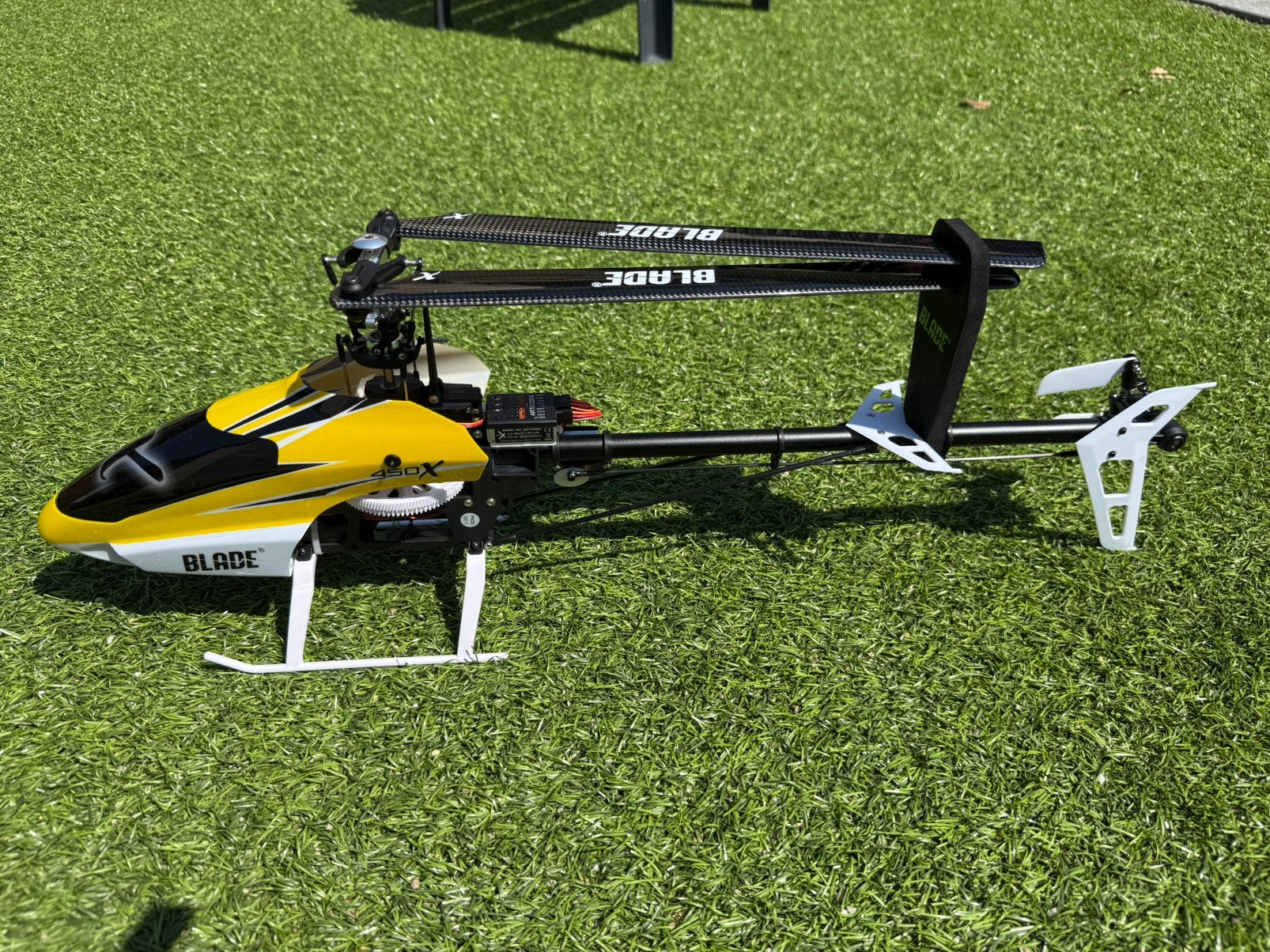 Blade 450X BNF flybarless helicopter met AR7200BX BeastX, Ophalen, Zo goed als nieuw