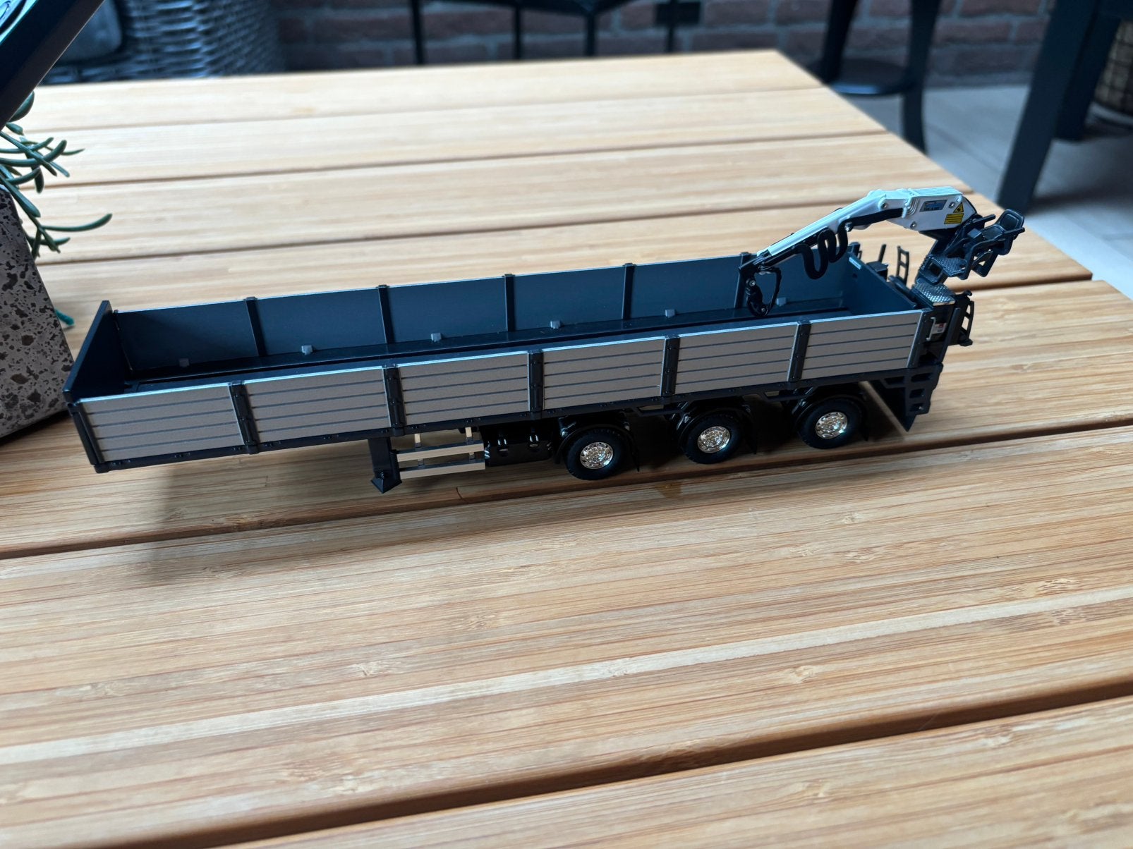 Tekno stenentrailer  oplegger te koop, Ophalen of Verzenden, Zo goed als nieuw, Bus of Vrachtwagen, Tekno