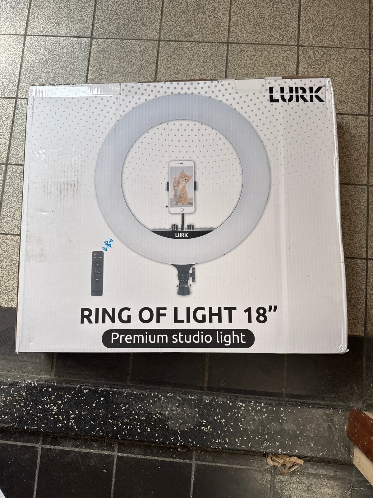 LURK Ringlamp 18" Premium Studio Licht met Statief, Audio, Tv en Foto, Fotografie | Fotostudio en Toebehoren, Lamp of Flitsset