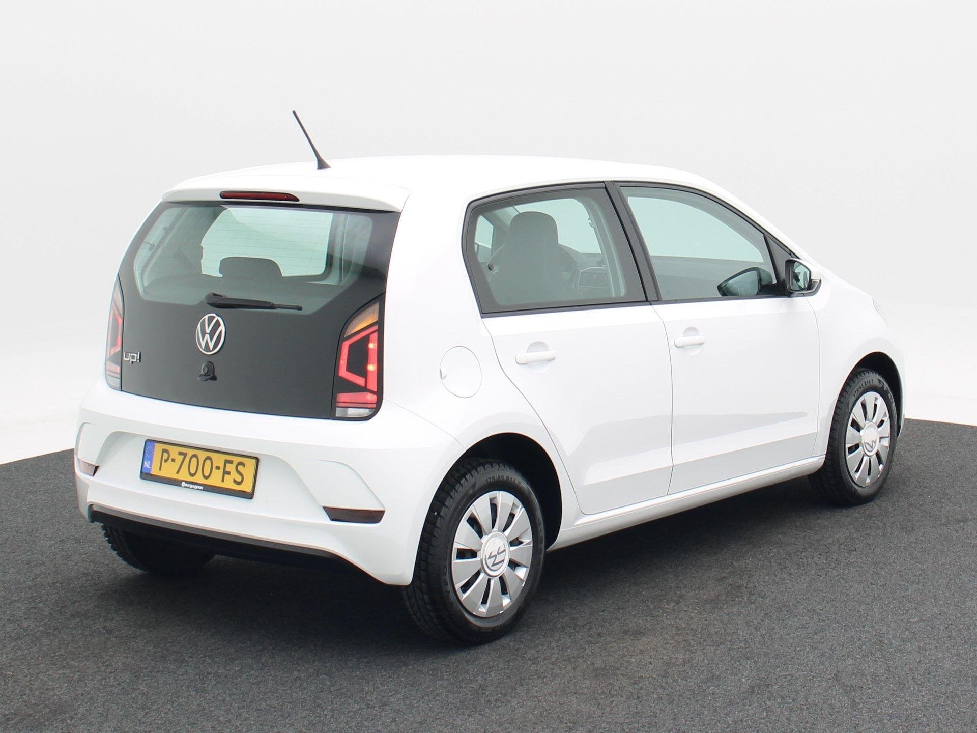 Volkswagen Up! 1.0 | Bluetooth | Airco | Originele Audio | 8, Auto's, Stof, Gebruikt, 4 stoelen, Origineel Nederlands