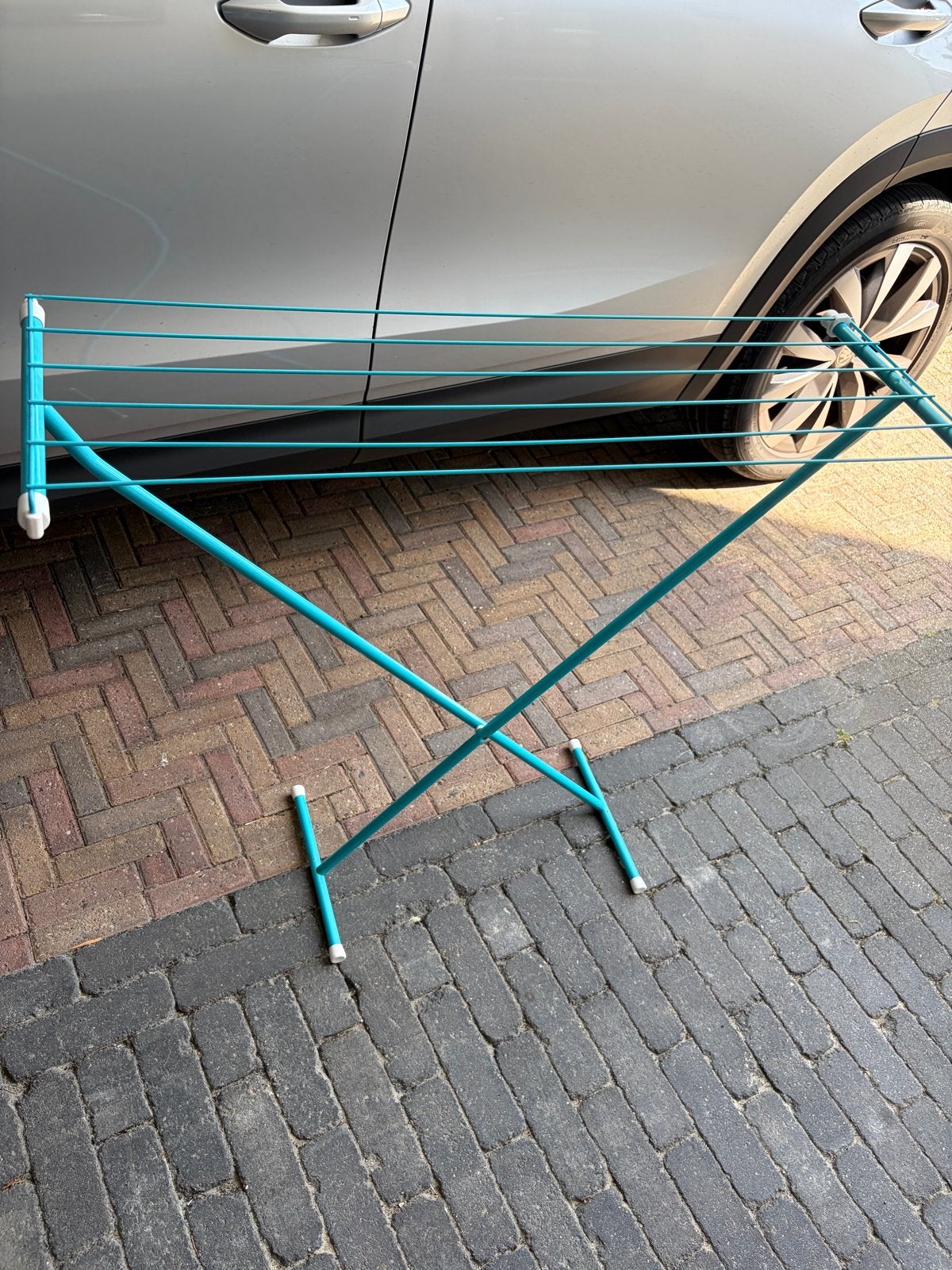 Handig opvouwbaar droogrek, Caravans en Kamperen, Ophalen, Gebruikt