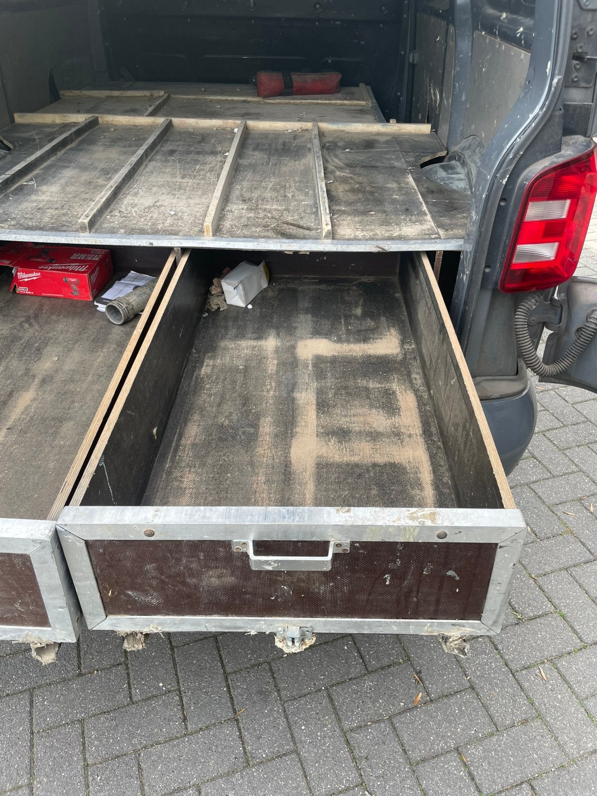 Betimmering schuiflades Transporter, Ophalen, Zo goed als nieuw
