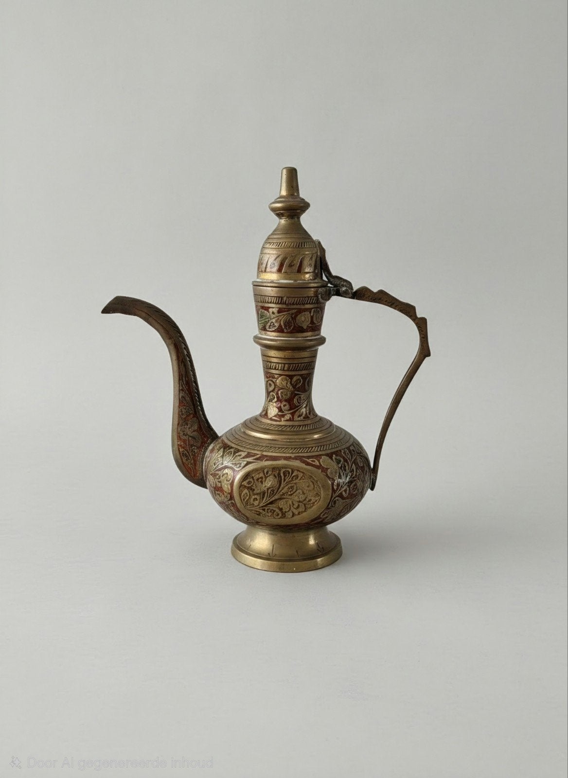 Decoratieve Oosterse Theepot / Kanneke, Ophalen of Verzenden, Koper