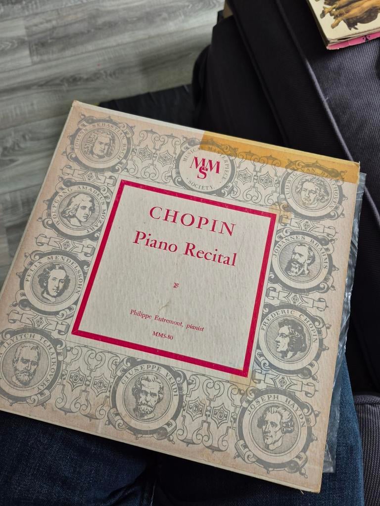 Chopin Piano Recital - Philippe Entremont LP, Ophalen of Verzenden, Romantiek, Gebruikt, Kamermuziek