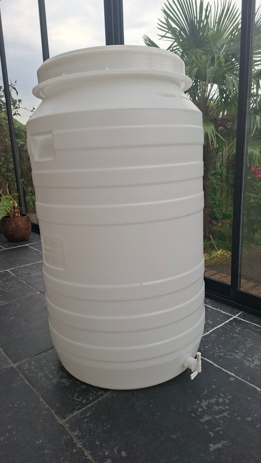 vloeistof vat 210 liter, Ophalen