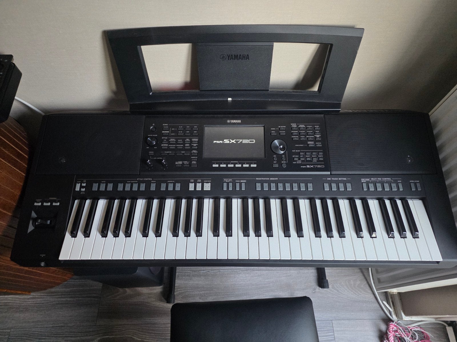Yamaha PSR-SX720 Keyboard met garantie - Zo goed als nieuw, Muziek en Instrumenten, Ophalen, 61 toetsen, Yamaha, Zo goed als nieuw