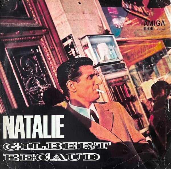 Gilbert Bécaud – Natalie 1969 Chanson, zeldzaam DDR persing, Gebruikt, Originele persing, Ophalen of Verzenden, 12 inch