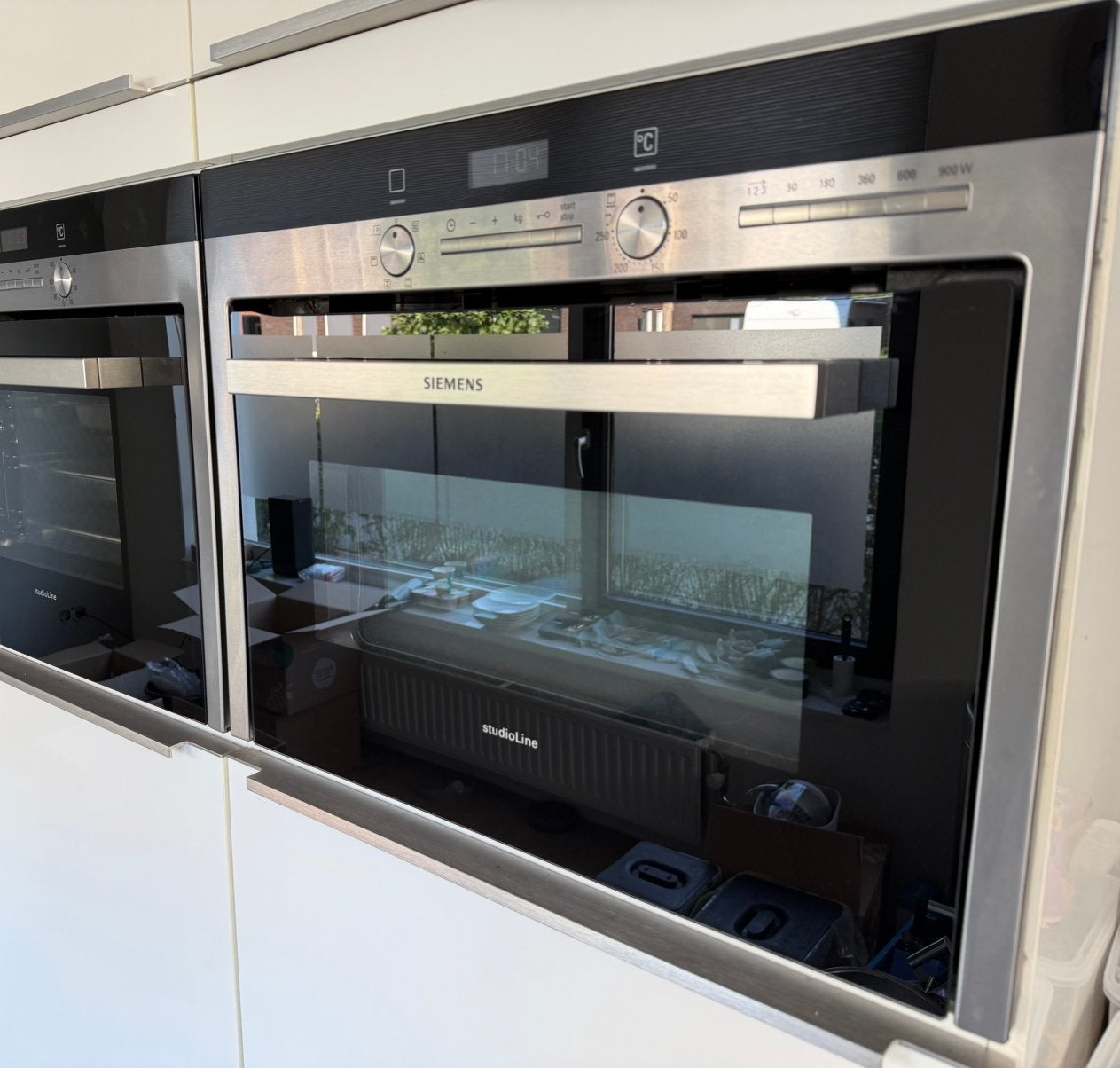 Siemens Studioline Combi Magnetron/Oven - Inbouw, Witgoed en Apparatuur, Ophalen, Hete lucht, Siemens, Inbouw