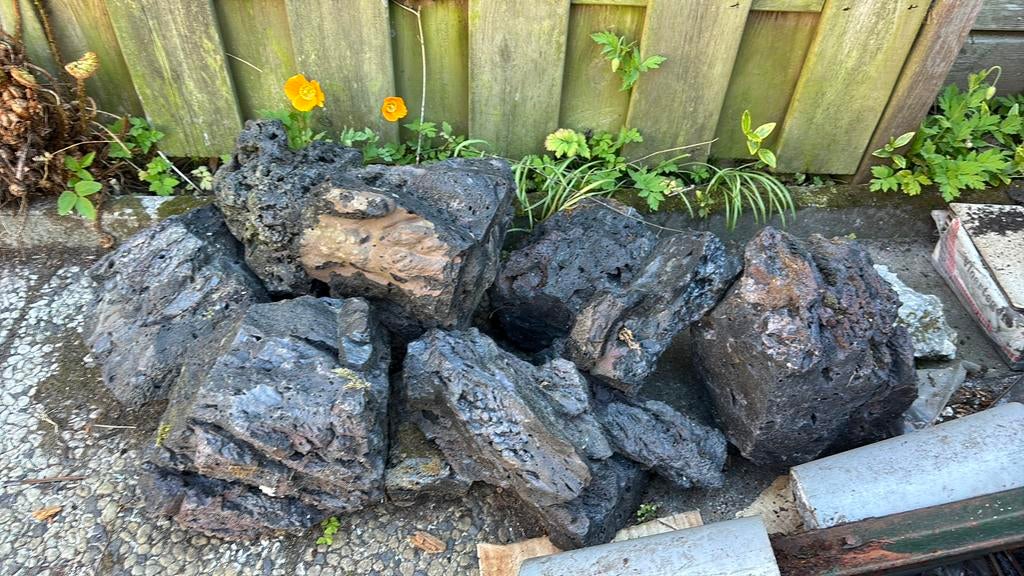Lava steen, Ophalen, Gebruikt, Bruin, Overige typen