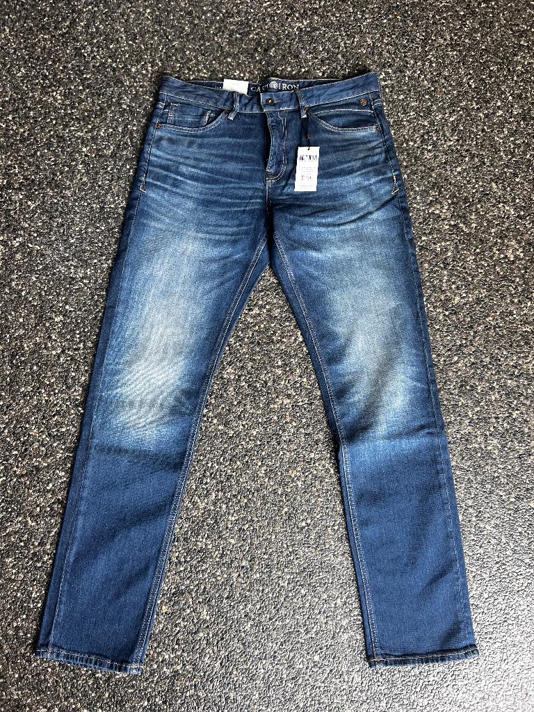 Nieuw Cast Iron Valver Regular Maat 34/34, Ophalen, Blauw, Overige jeansmaten, Nieuw