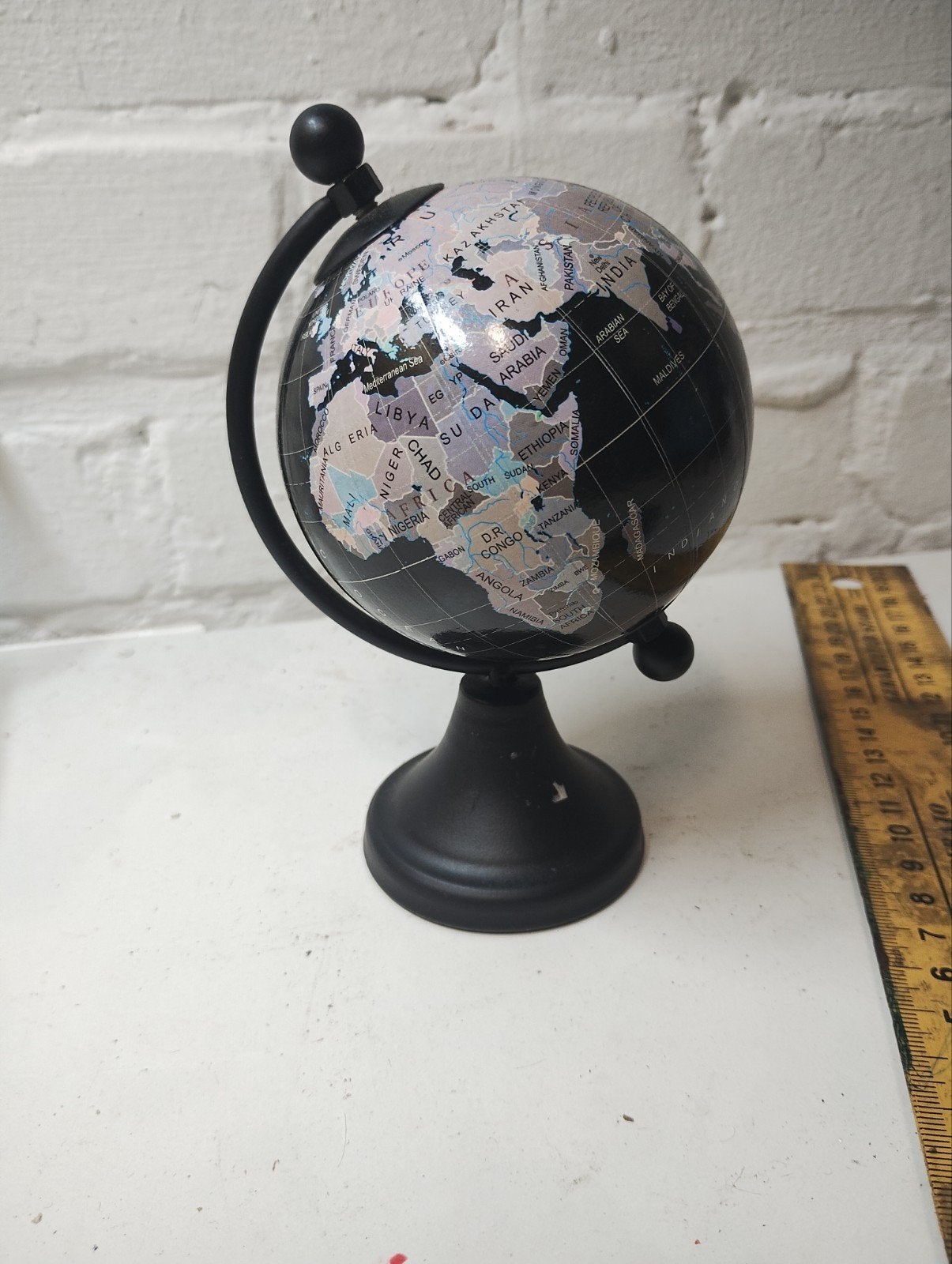 Kleine Wereldbol - Decoratief en Educatief, Ophalen of Verzenden, Gebruikt