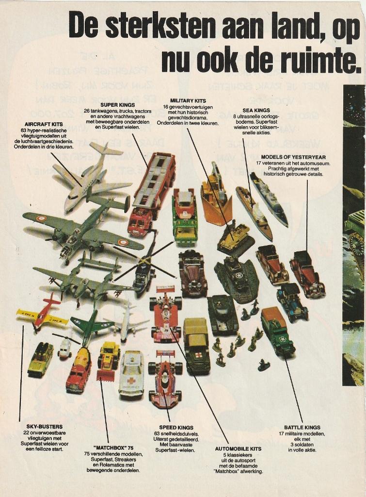 Retro reclame 1977 Matchbox speelgoed Adventure 2000, Verzenden, Overige typen