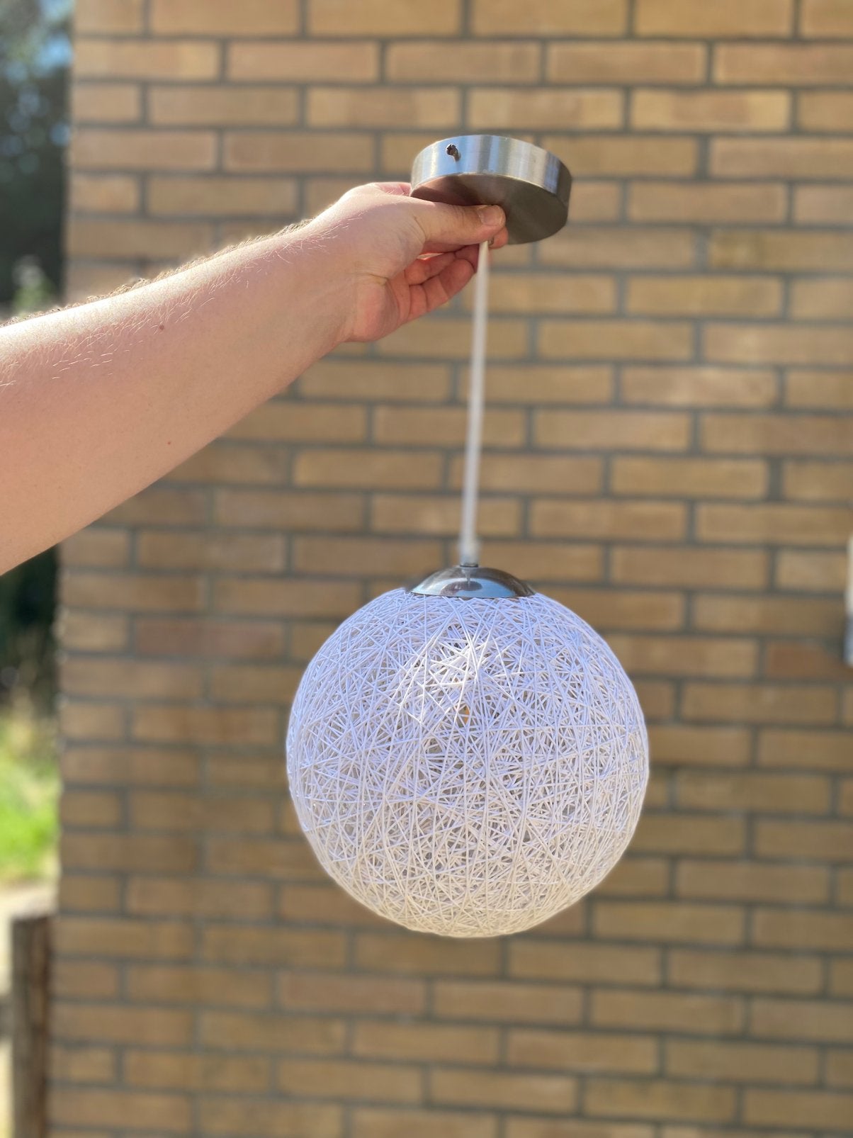 Hanglamp wit, Ophalen of Verzenden, Zo goed als nieuw