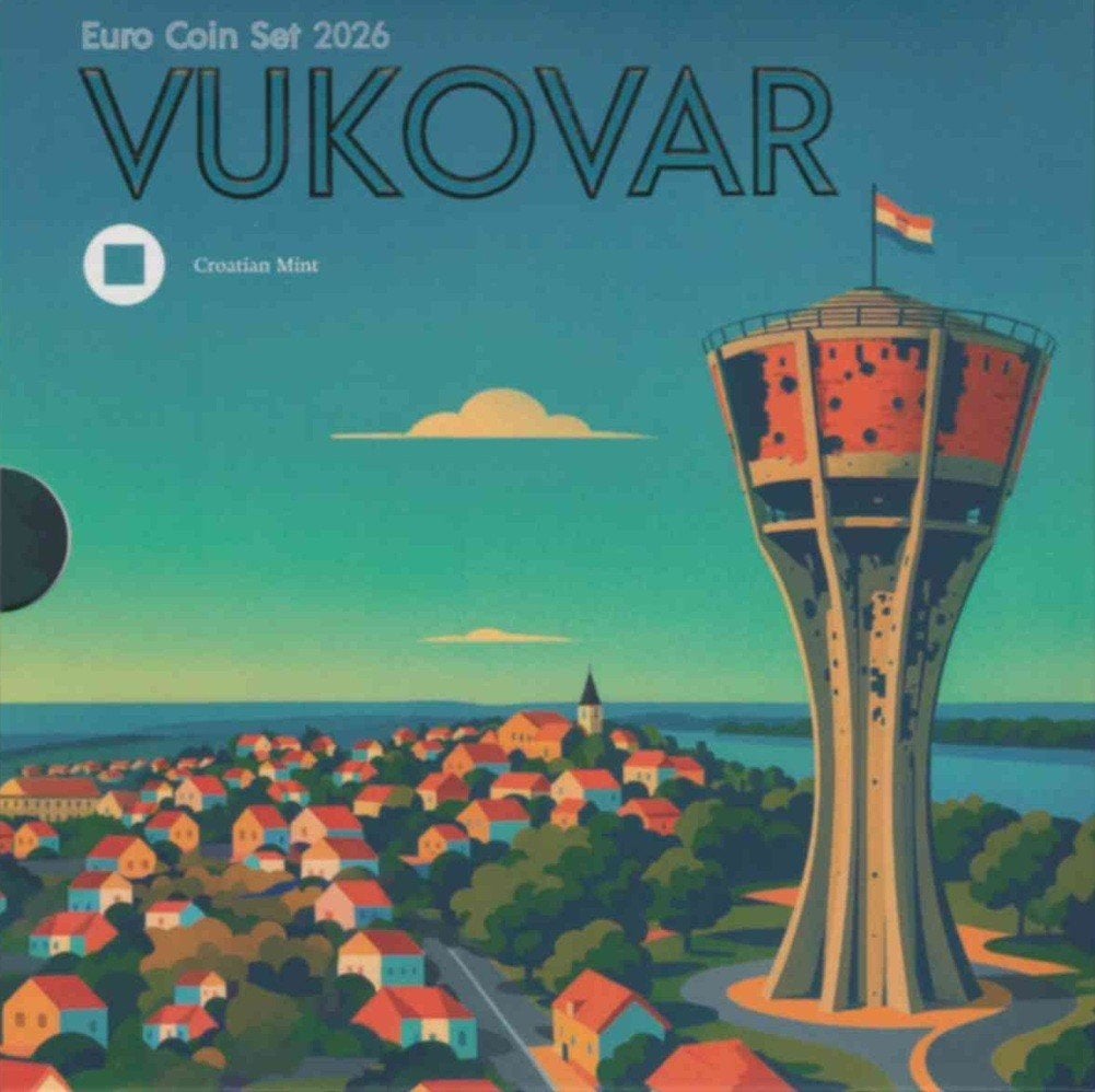 BU set KROATIË 2026 "VUKOVAR"., Verzenden, Overige landen, Overige waardes