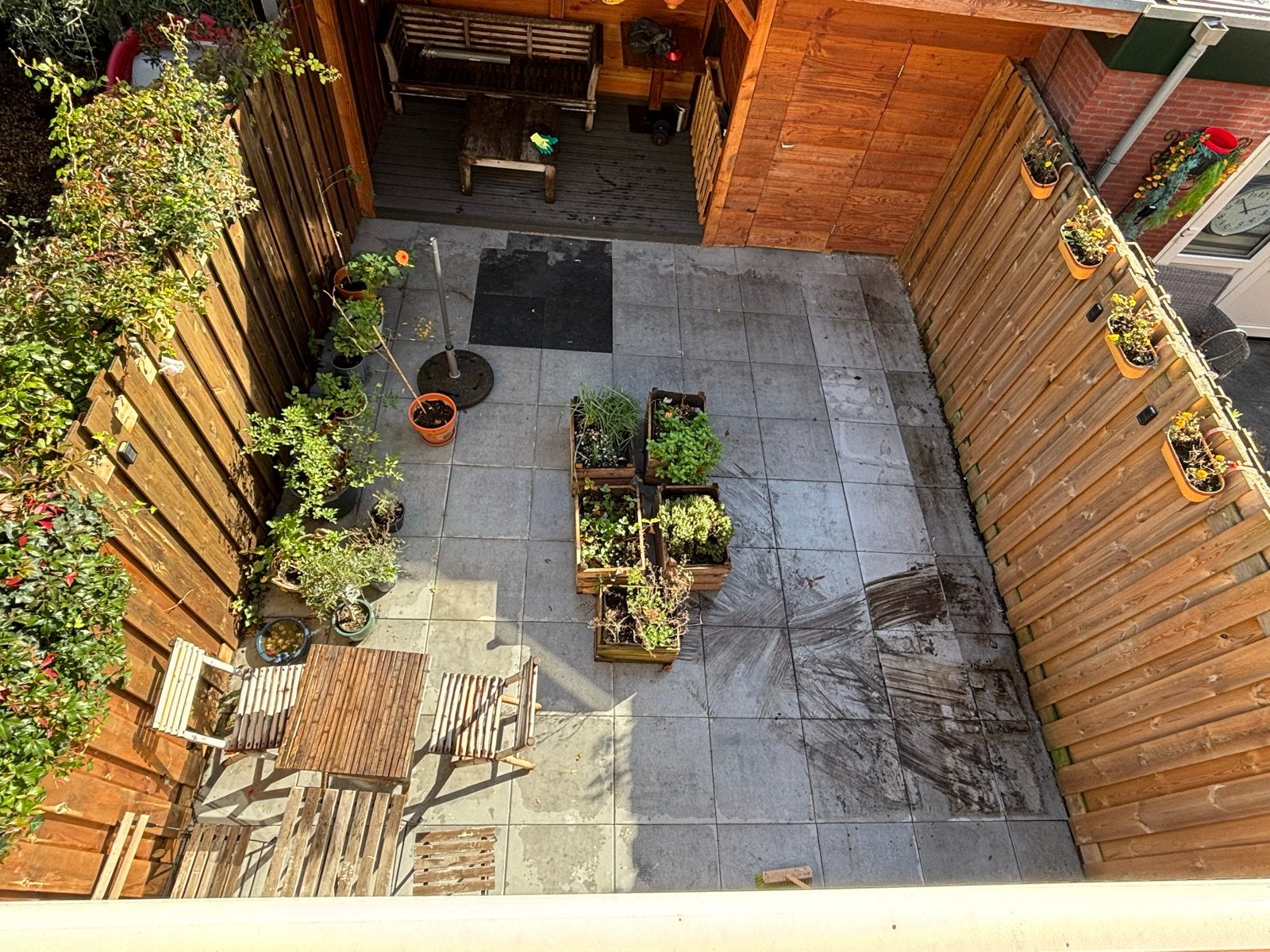 68 stevige betontegels 60x60 cm - zo goed als nieuw, Ophalen, Zo goed als nieuw, 10 m² of meer, Beton