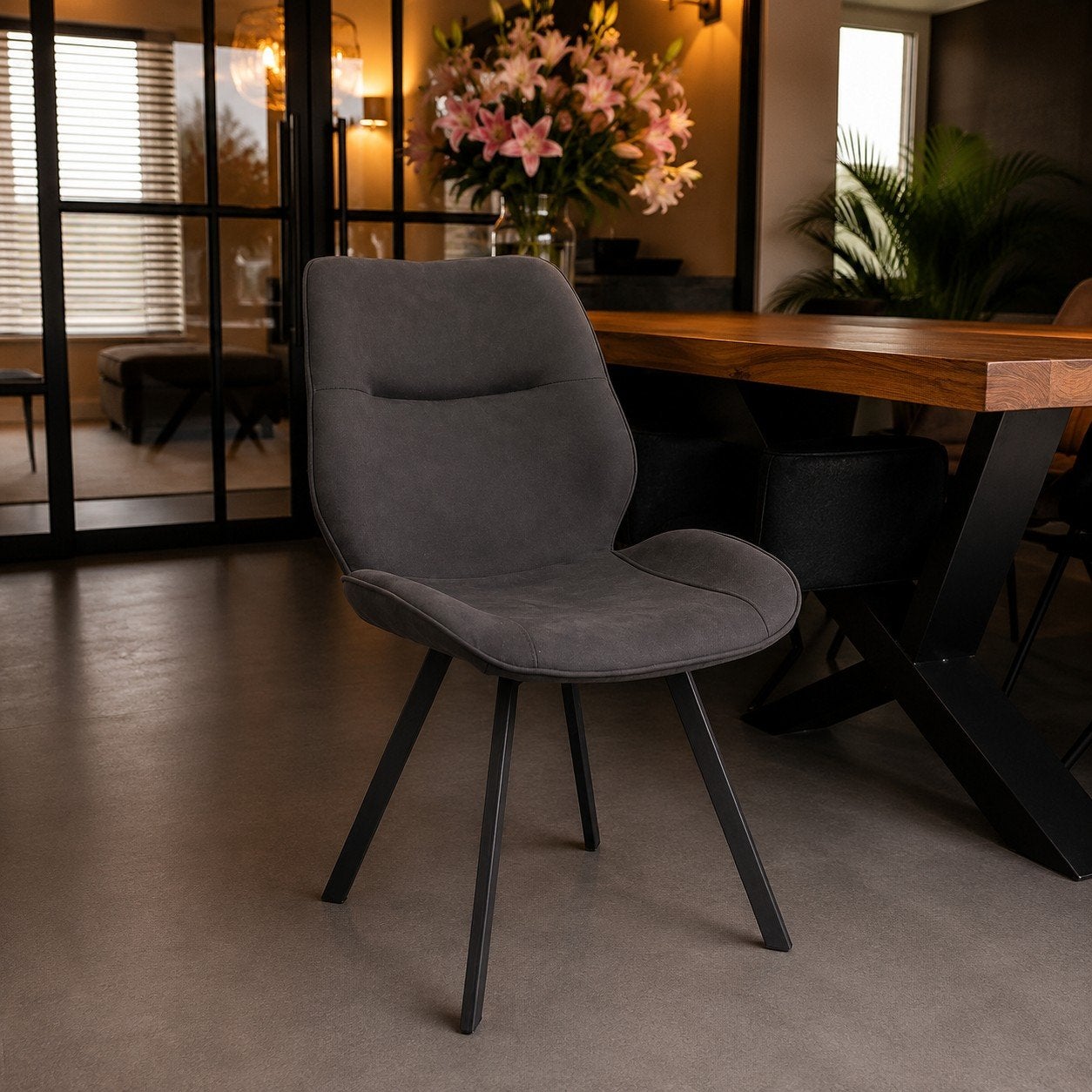 Eetkamerstoel zwart | Nieuw in doos | Vanaf €60, Private label, Zwart, Private label, Nieuw