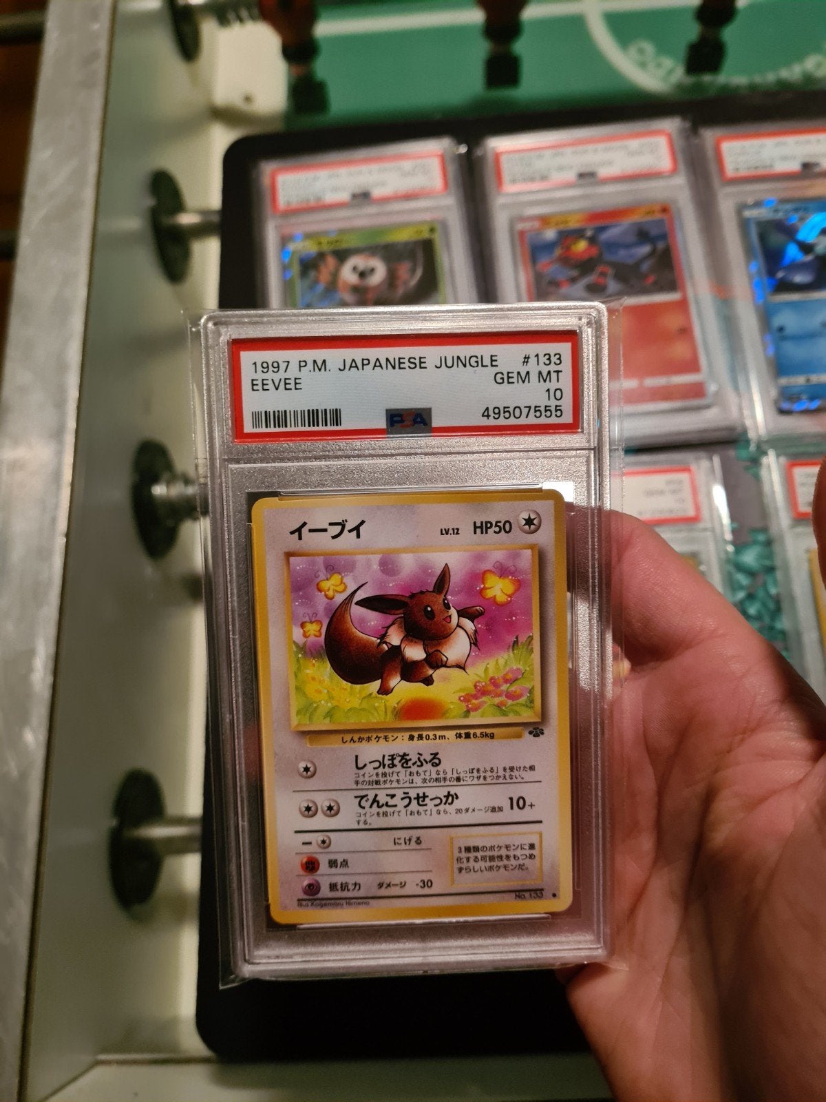 Japanese Jungle Eevee 1997 #133 - PSA 10, Ophalen of Verzenden, Zo goed als nieuw, Losse kaart