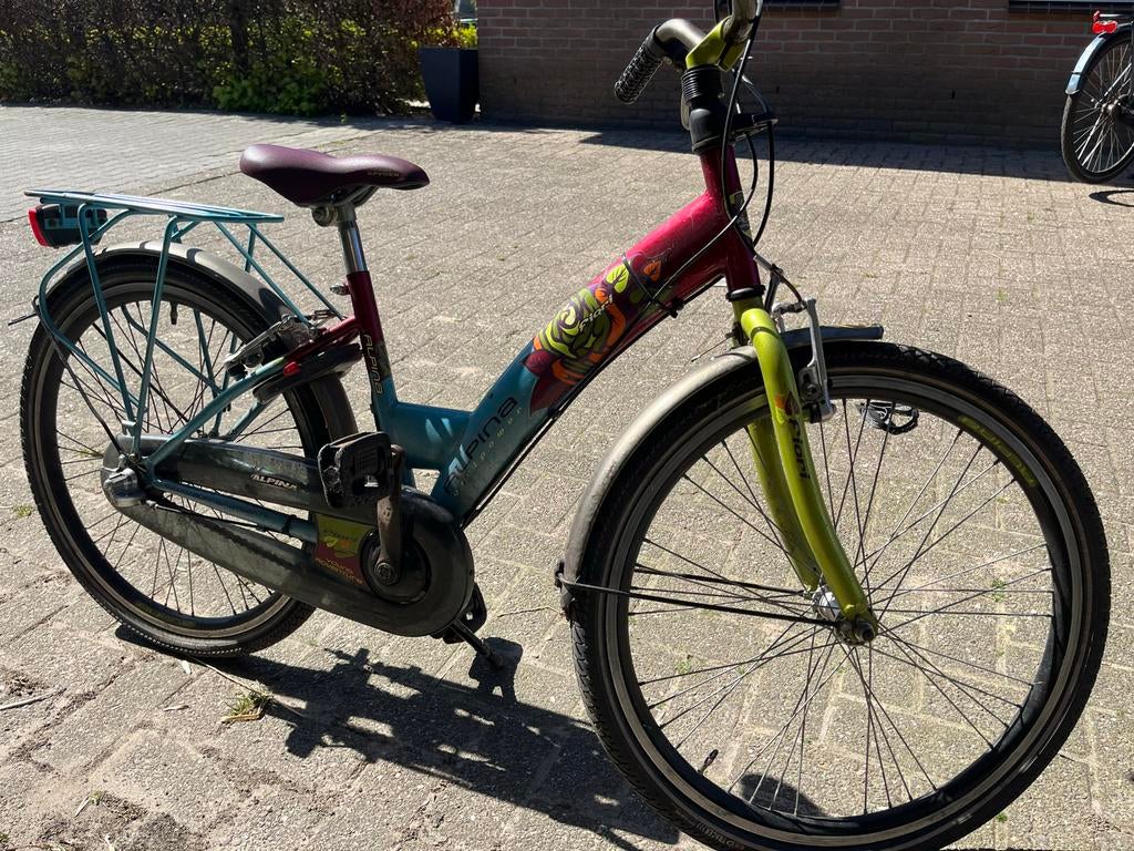 kinderfiets 24 inch  en 26 inch - gebruikt, Fietsen en Brommers, Ophalen, Gebruikt, 24 inch, Handrem