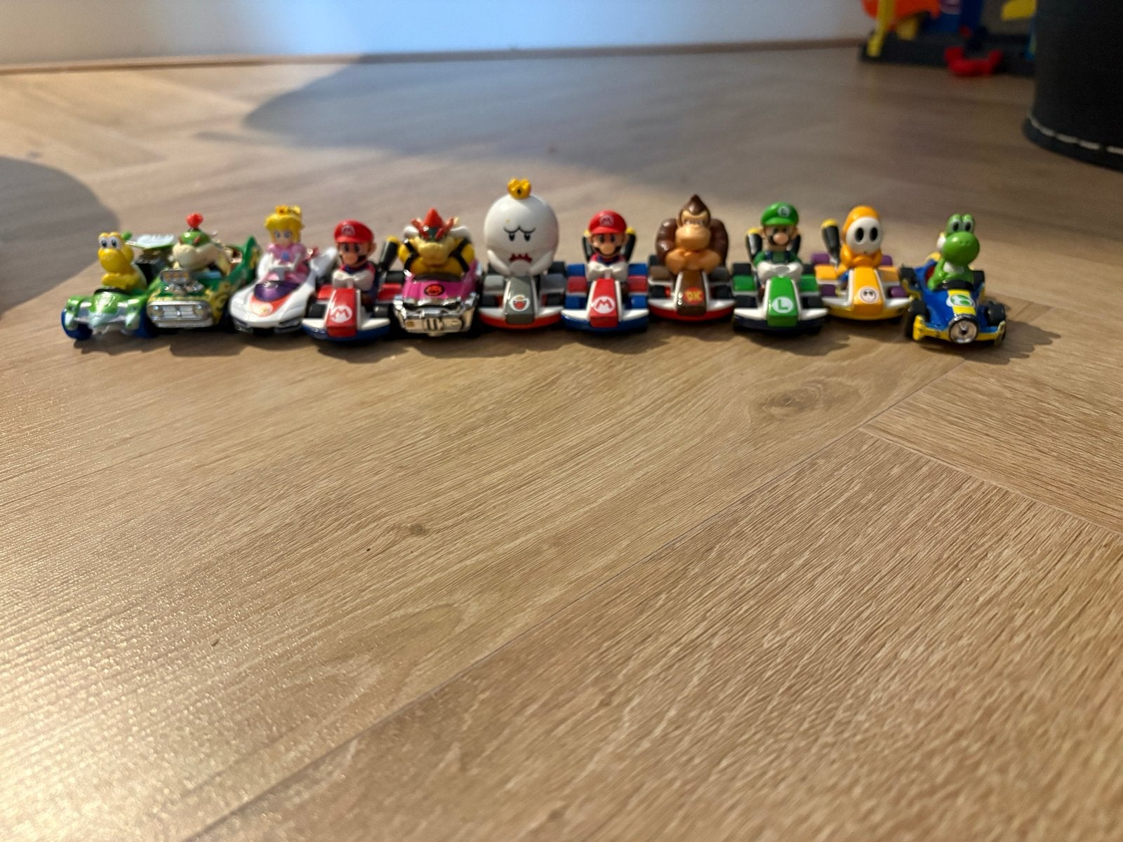 Mario Kart auto's - set van 10, Ophalen, Gebruikt