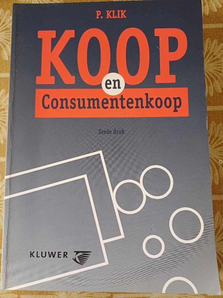 KOOP en Consumentenkoop - P. Klik (Zesde druk), Gelezen, P. Klik, Ophalen of Verzenden, WO