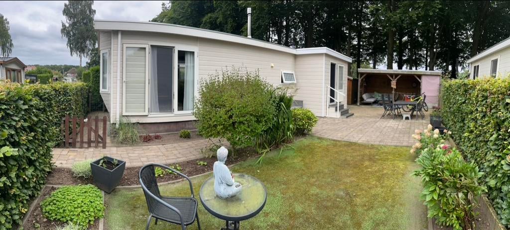 Ruime chalet (11x4) op familie camping in harskamp., 35 tot 50 m²