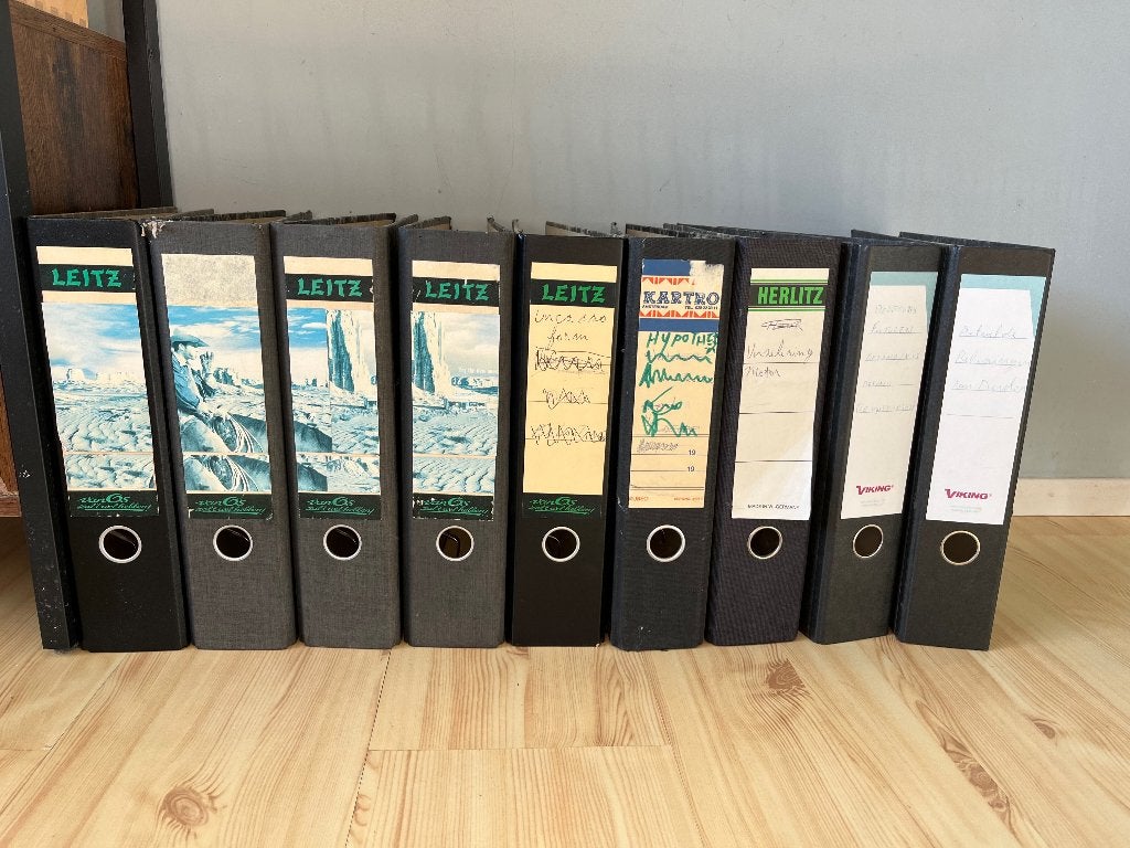 Dossier Mappen, Ophalen, Gebruikt