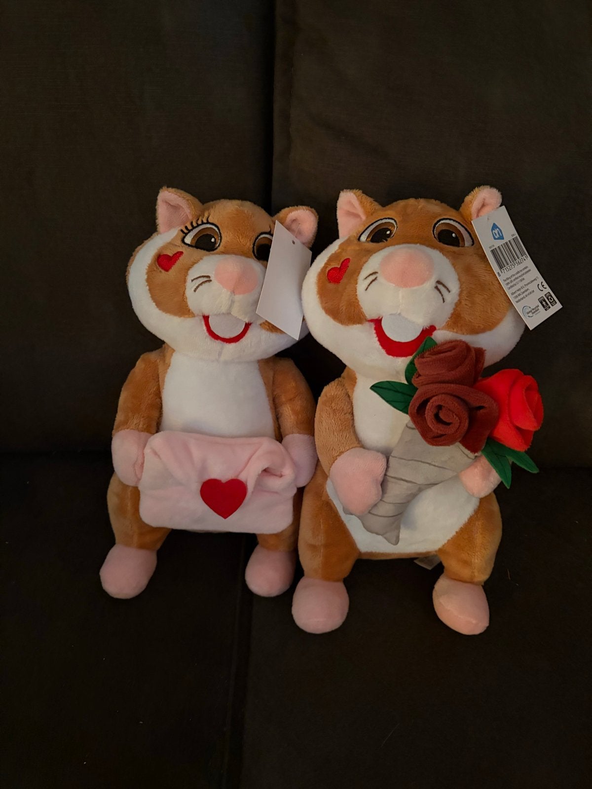 Nieuwe Hamster Knuffels - Set van 2, Ophalen, Overige merken, Overige karakters, Hamster