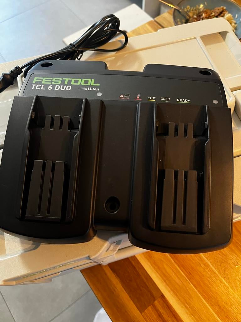 Nieuwe Festool TCL 6 DUO Oplader, Doe-het-zelf en Verbouw, Gereedschap | Machine-onderdelen en Toebehoren, Ophalen, Nieuw