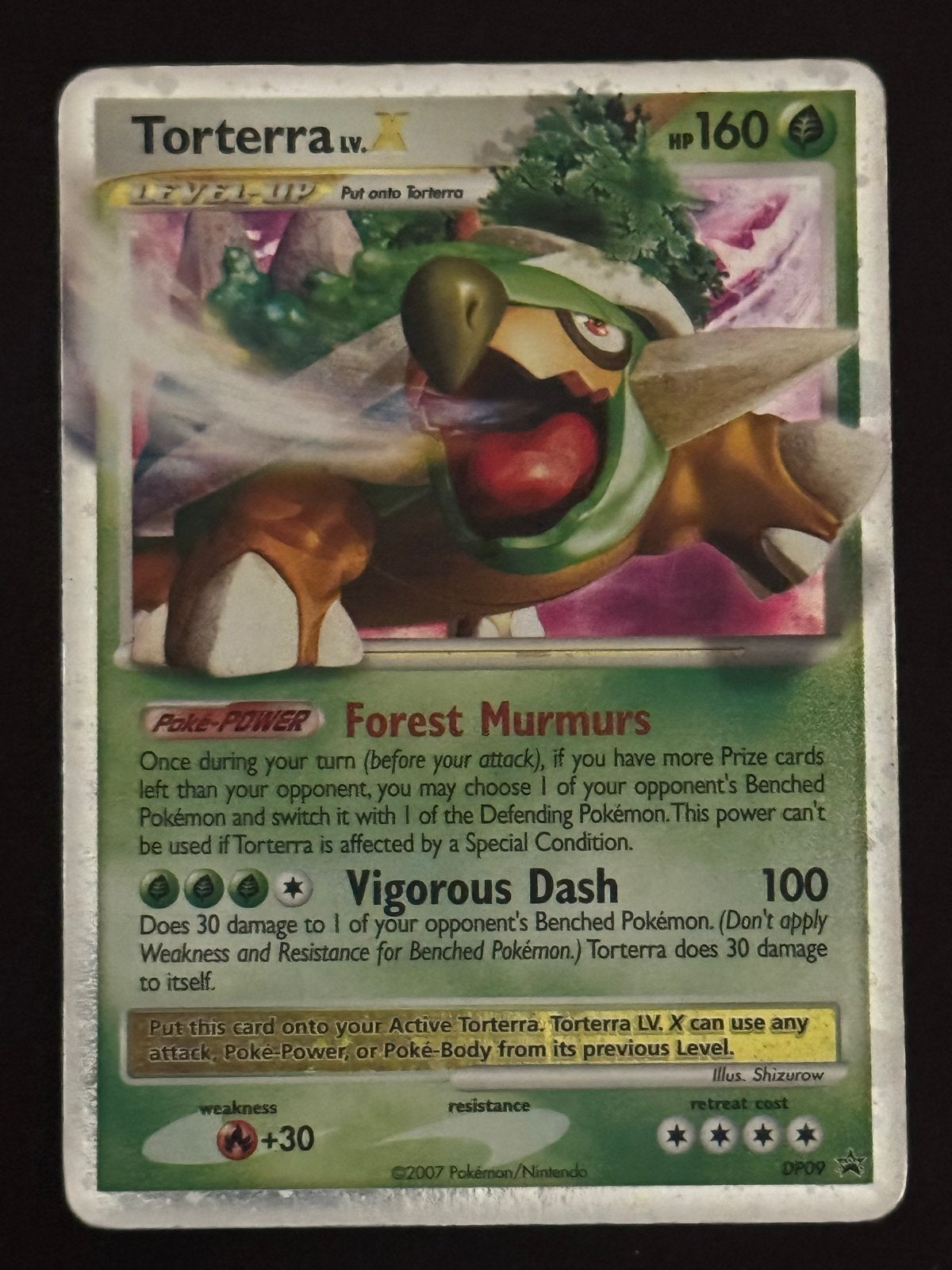 Torterra LV.X DP09 promo., Ophalen of Verzenden, Gebruikt, Losse kaart