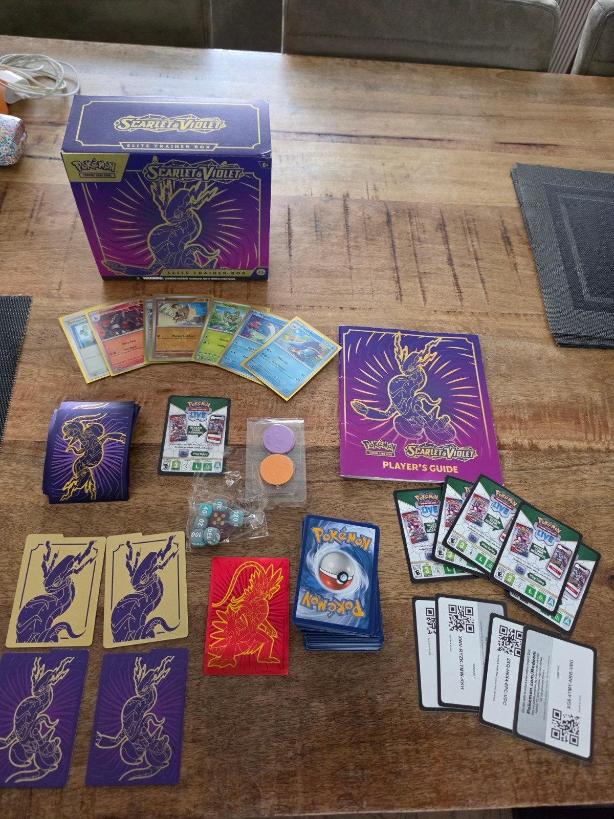 Pokémon Scarlet & Violet Elite Trainer Box, Ophalen of Verzenden, Zo goed als nieuw, Overige typen