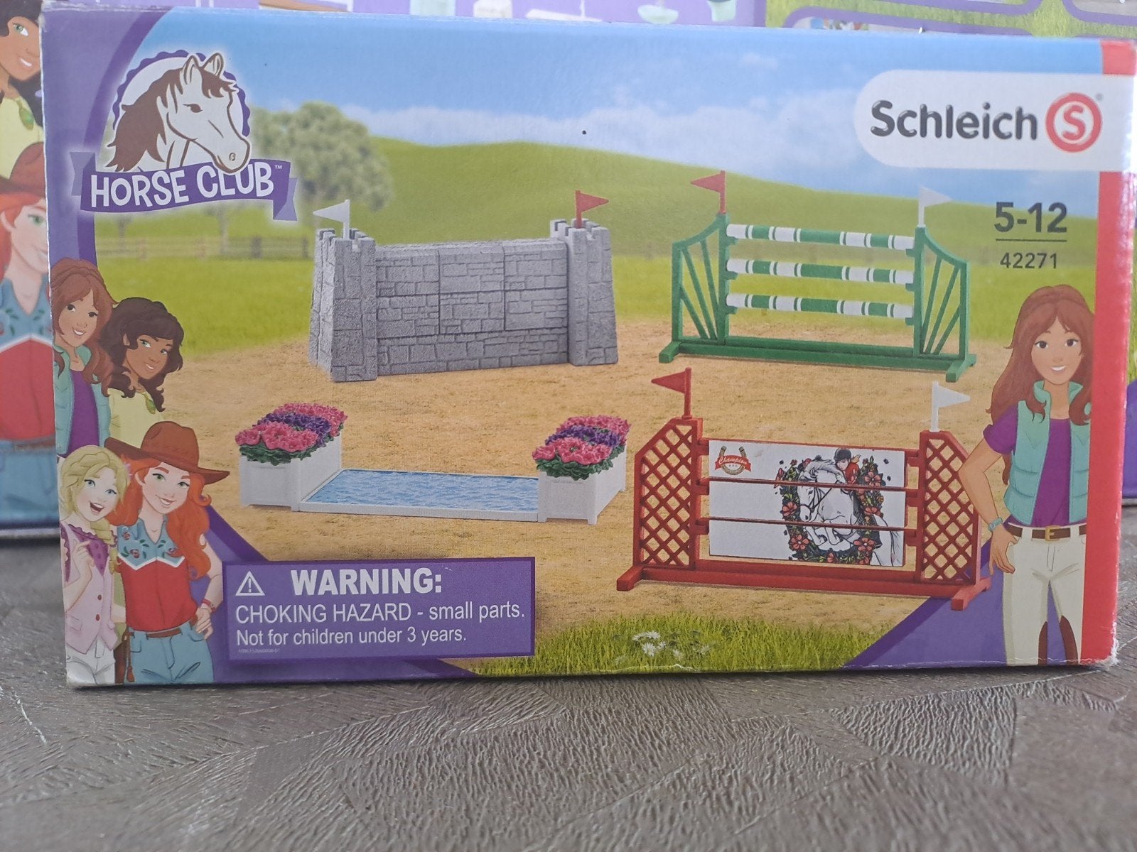 schleich 42271 hindernissen, Ophalen of Verzenden, Zo goed als nieuw