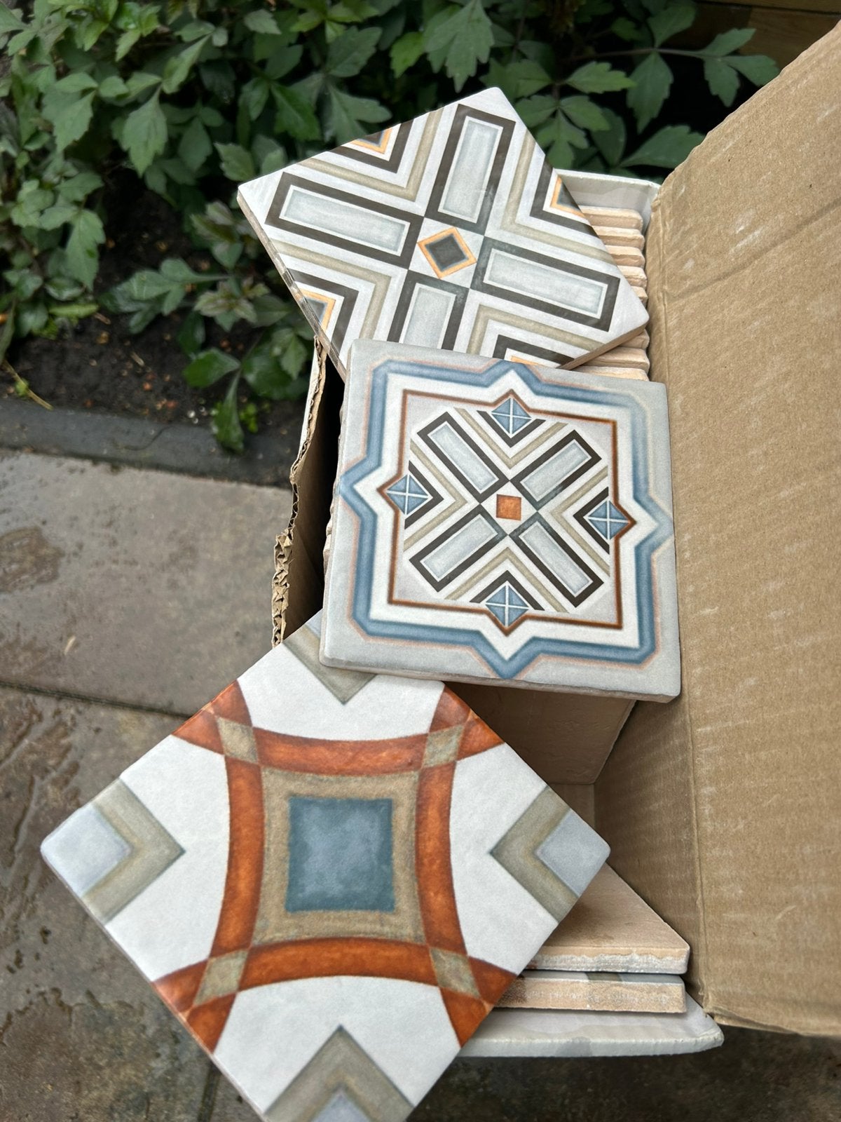 Tegeltjes patchwork, Ophalen, Nieuw, Minder dan 20 cm, Minder dan 20 cm