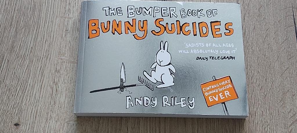 THE BUMPER BOOK OF BUNNY SUICIDES Andy Riley., Gelezen, Cartoons, Ophalen of Verzenden, Andy Riley