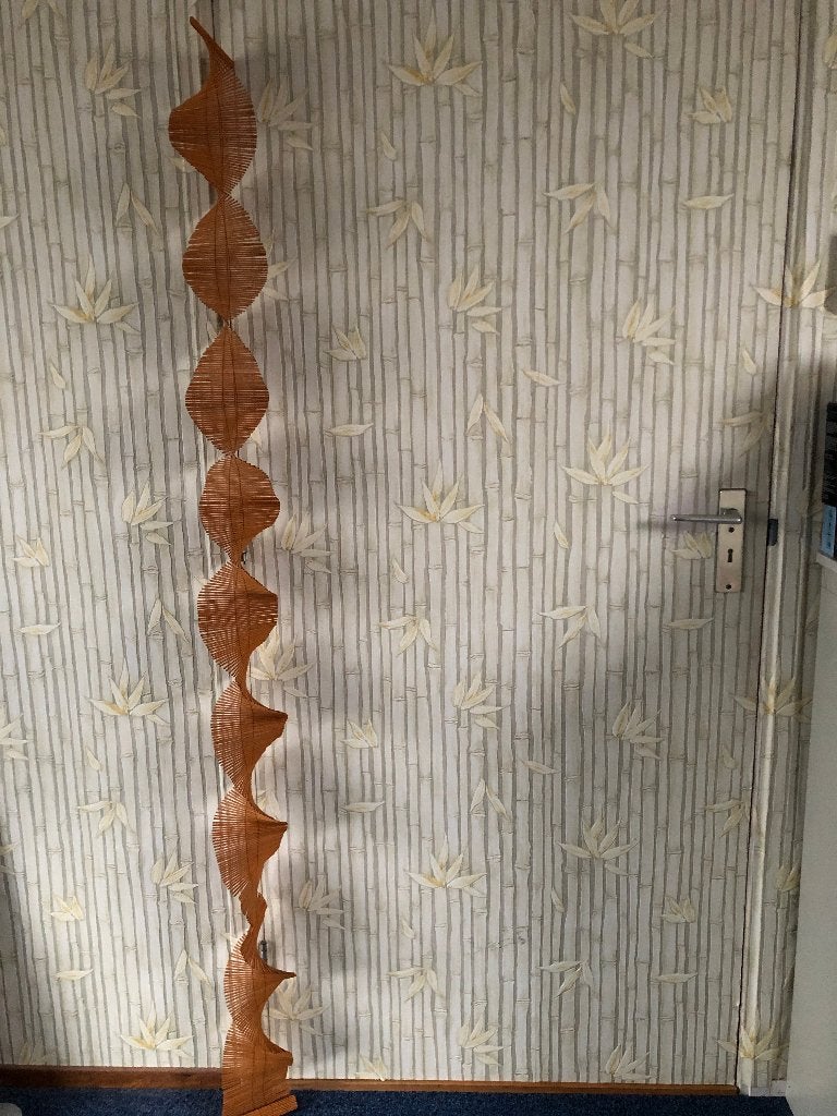 Mooie houten decoratie spiraal. vintage zo goed als nieuw, Hout, Brocante, Ophalen of Verzenden, Zo goed als nieuw