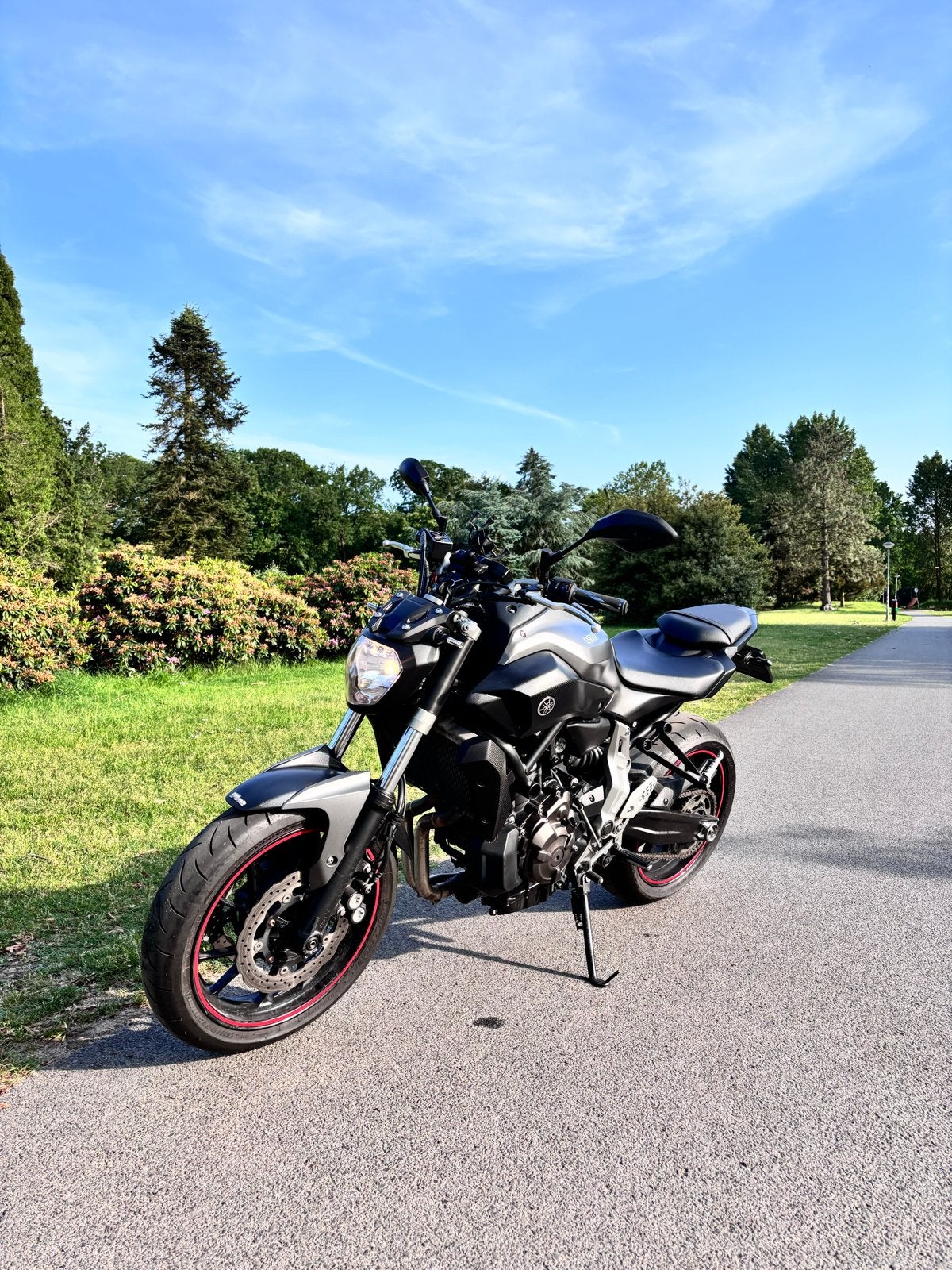 Yamaha MT07 ABS 2016 - Mat Grijs Antraciet, MIVV uitlaat, 2 cilinders, Motorrijbewijs A, Gebruikt, Particulier