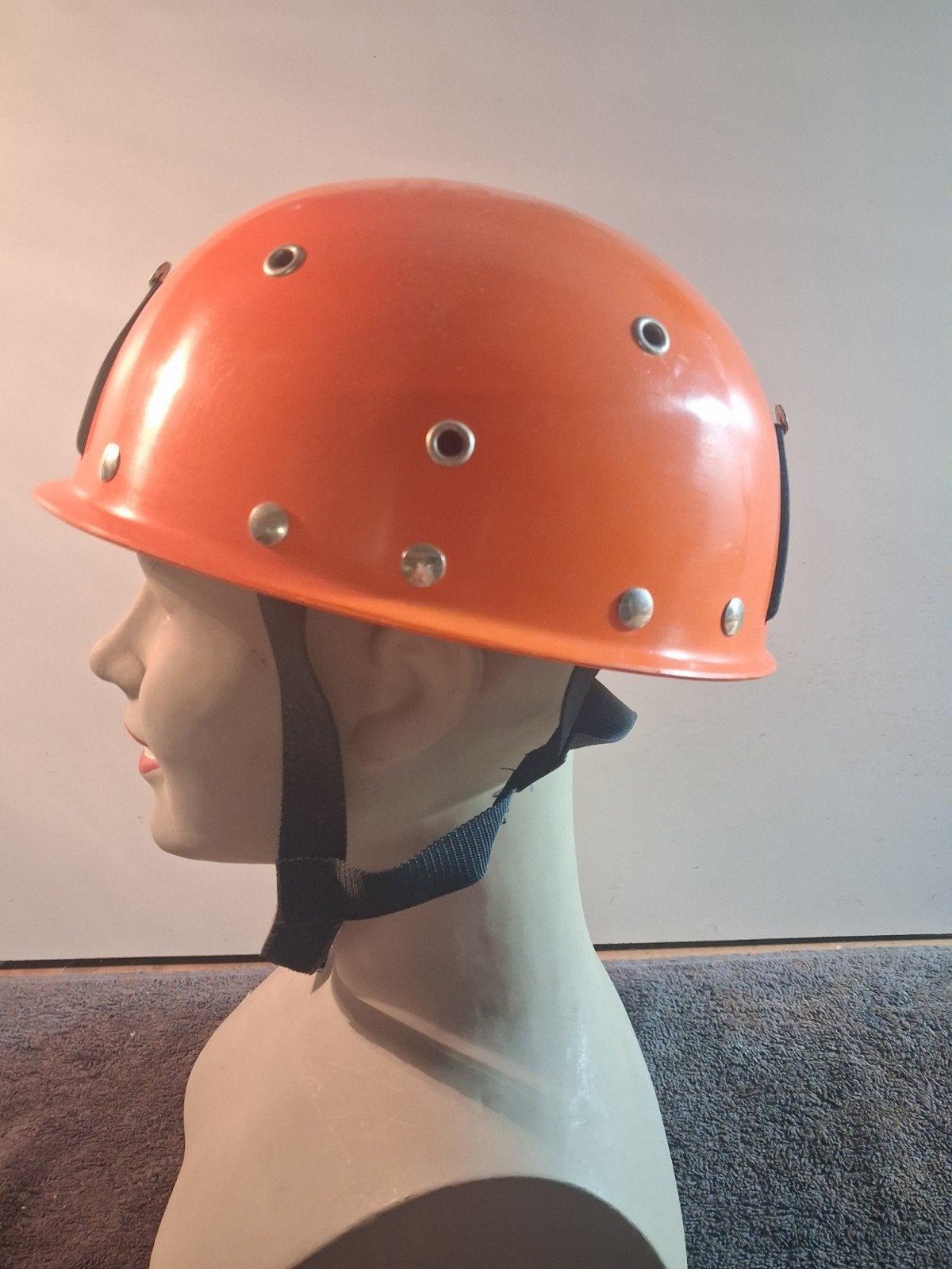 Vintage bergsport helm., Gebruikt, ., Ophalen of Verzenden, .