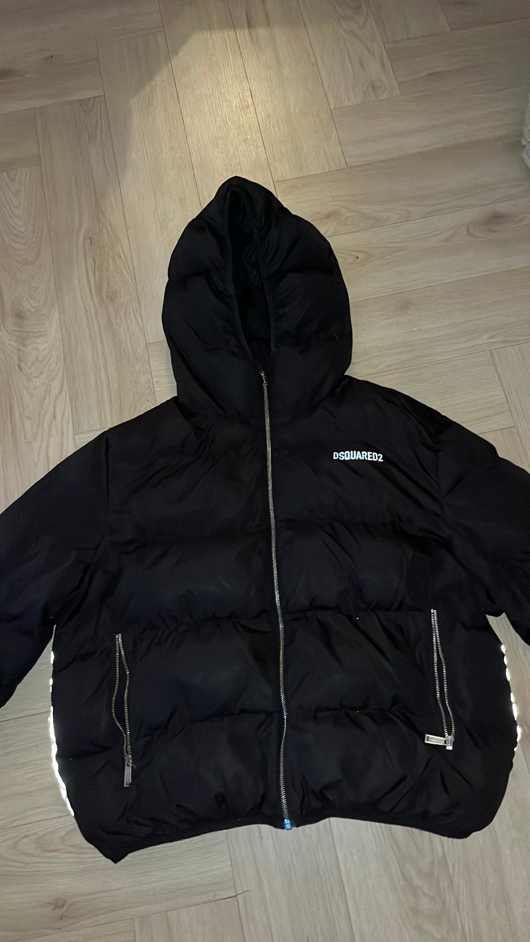 DSQUARED2 Winterjas 16Y, Ophalen of Verzenden, Zo goed als nieuw, Overige maten, Zwart