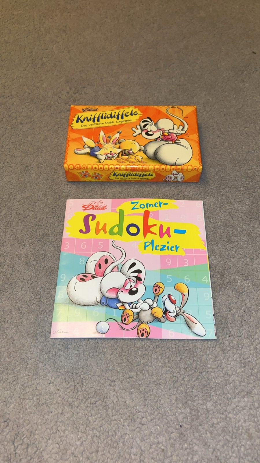 Diddl Knuffeldiffels spel en Zomer Sudoku-Plezier boek, Ophalen of Verzenden, Diddl, Gebruikt, Overige typen