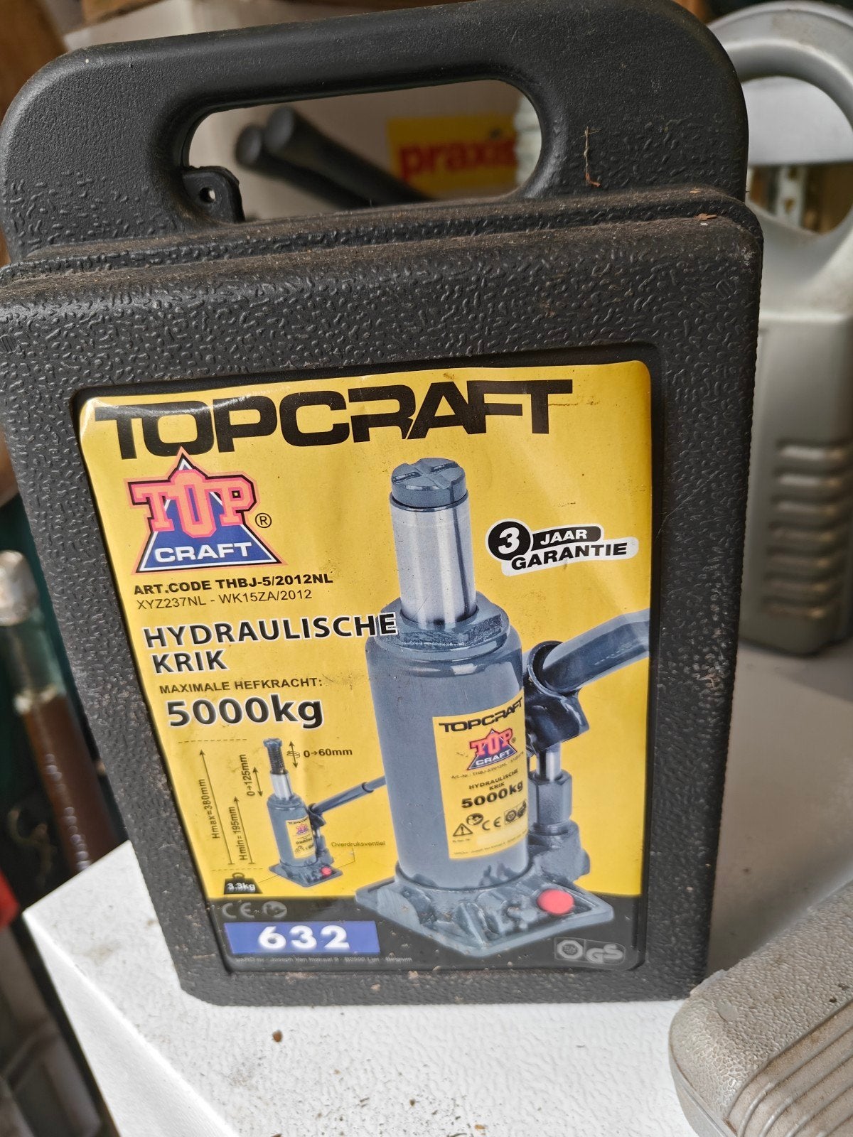 topcraft autokrik, Gebruikt, Garagekrik, M, Ophalen of Verzenden