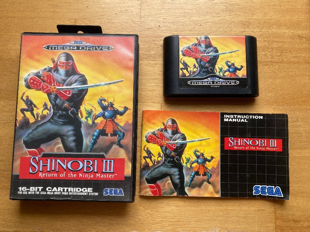 Shinobi III return of the ninja master sega mega drive, 1 speler, Racen en Vliegen, Ophalen of Verzenden, Zo goed als nieuw