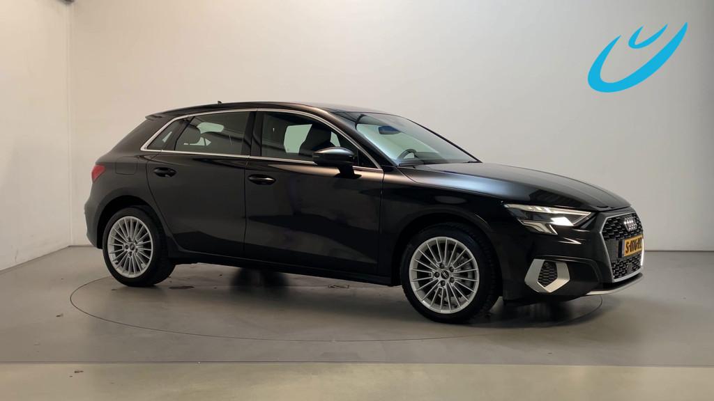 Audi A3 Sportback 30 TFSI Advanced Edition Stoelverwarming N, Stof, Gebruikt, Zwart, Origineel Nederlands